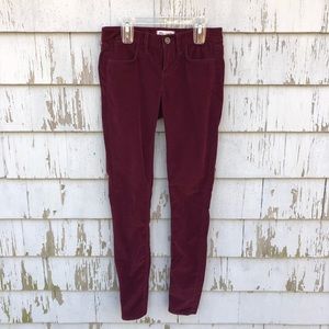 MADEWELL Maroon Corduroy Pants
